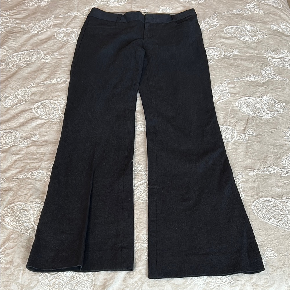 Banana Republic Gray Trousers Wide Leg Full Length